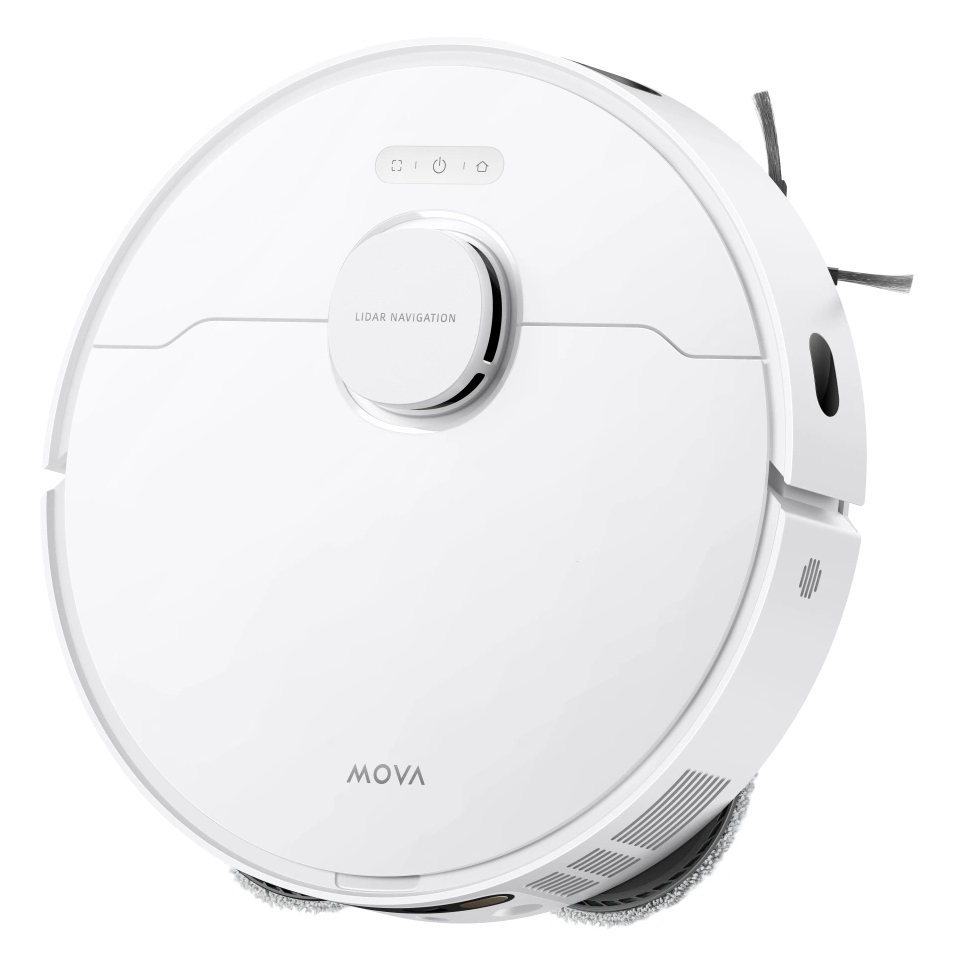 MOVA E40 Ultra Saug-Wisch-Roboter mit Reinigungsstation 19.000 Pa 260 min Schwarz, Weiß