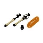 Walimex Hintergrundexpan und Kette & Gewicht orange (1012493)