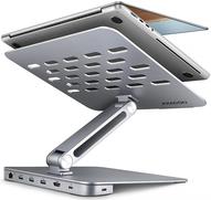 AXAGON HMC-STND, stojan pro 10"-16" notebooky, USB 5Gbps hub, 3x USB-A, HDMI 4k/60Hz, RJ-45, PD 100W, kabelis USB-C 60cm (HMC-STND)