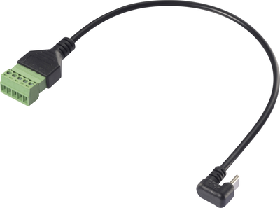 Renkforce USB-C Adapterkabel abgewinkelt[1x Stecker - 1x Klemmanschluss] RF-6443970 (RF-6443970)