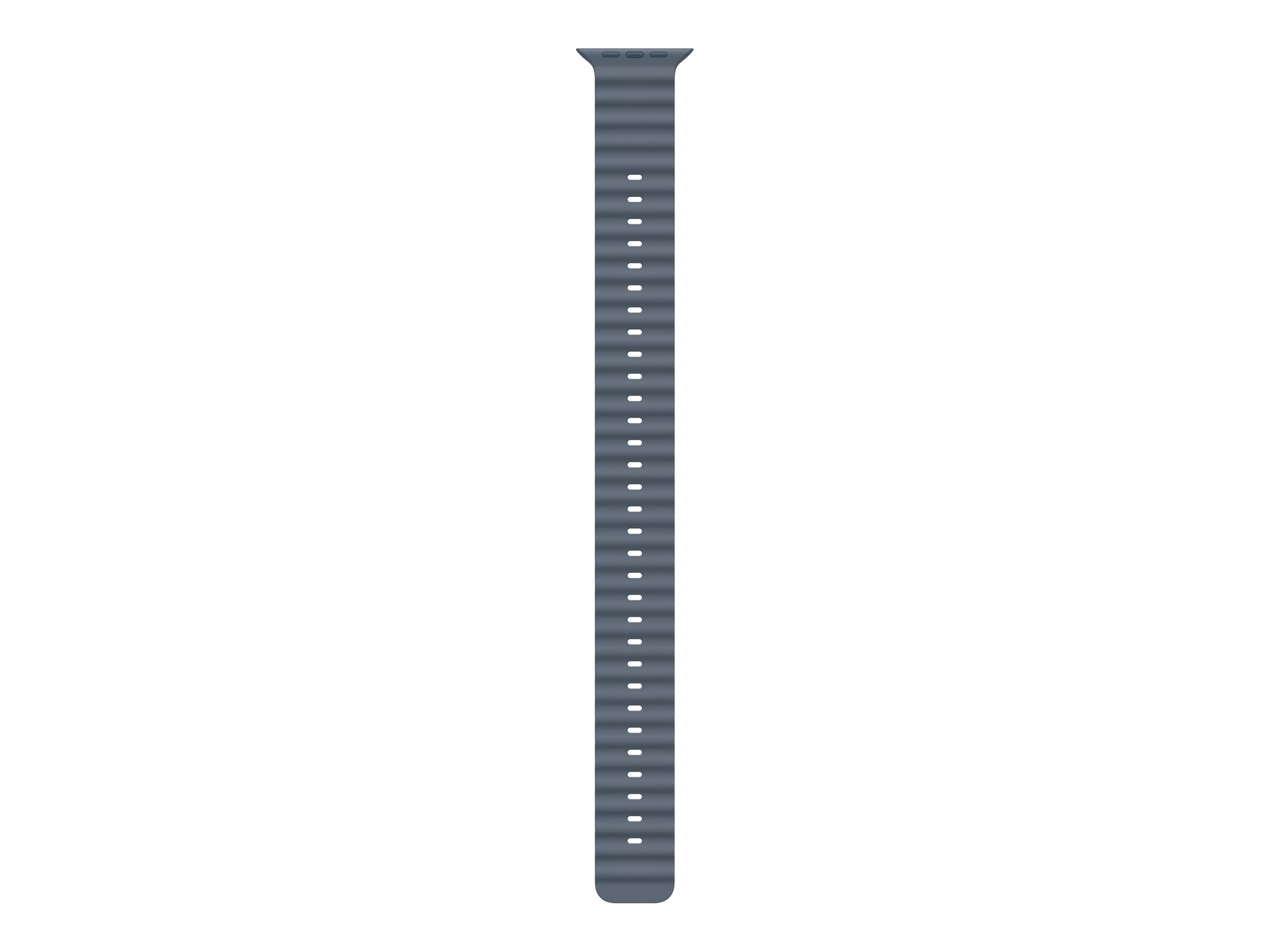 Apple Watch Ocean Band Verlängerung 49 mm Black Titanium Finish Ankerblau