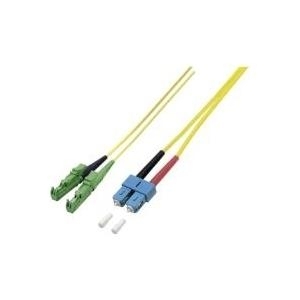 EFB Elektronik Glasfaser LWL Anschlusskabel [1x E2000®/APC 8°-Stecker - 1x SC-Stecker] 9/125µ Singlemode OS2 5.00 m EFB Elektronik (O0939.5)