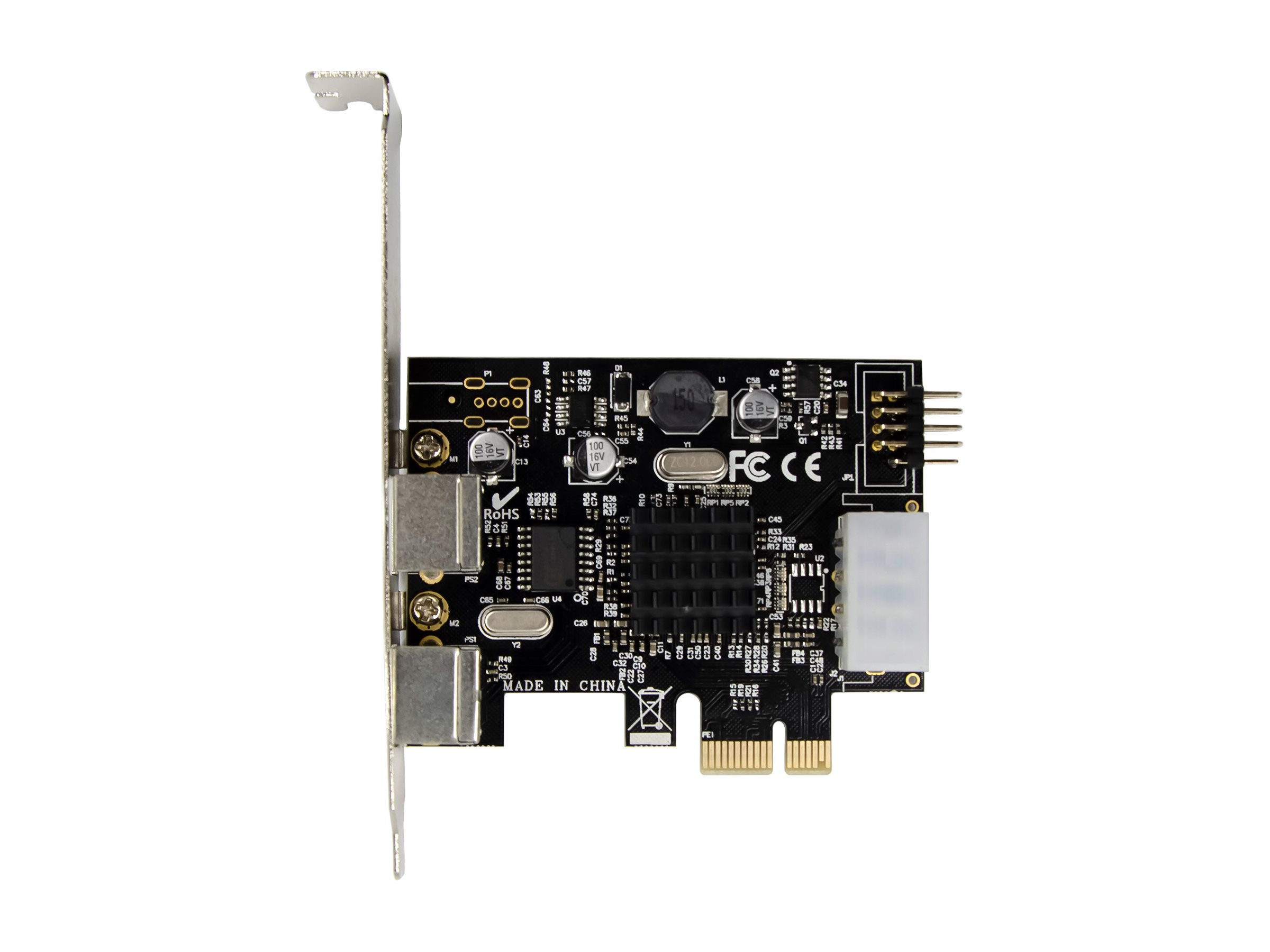 InLine 76620P Schnittstellenkarte 2x PS/2 PCIe 1.1 Low-Profile