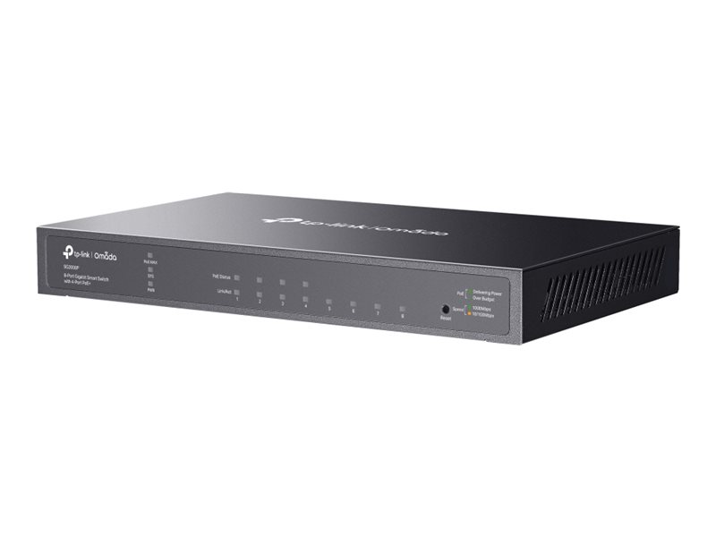 TP-Link Omada SG2008P 8-Port Gigabit PoE+ Smart Switch Schwarz