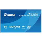 Iiyama LH5581UHSG-1AG - 139,7cm/ 55Zoll Gallery Line removable frame 3840x2160 UHD VA ELED 2xHDMI 1xUSB-C 2xUSB 2.0 Android 14 (LH5581UHSG-1AG)