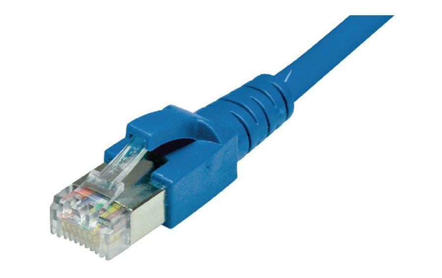 Dätwyler unilan Patchkabel Cat 6a S/FTP 0,5 m Blau