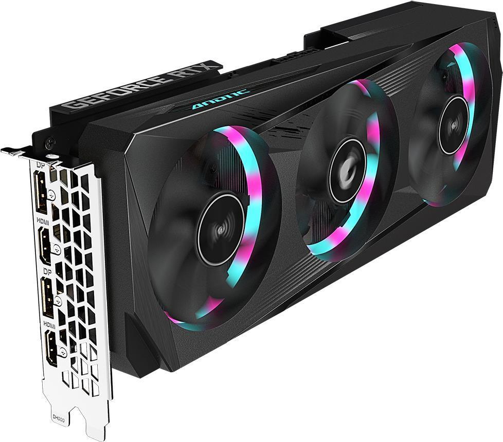 Gigabyte AORUS GeForce RTX 3060 ELITE (rev. 2.0) - Grafikkarten - GF RTX 3060 - 12 GB GDDR6 - PCIe 4.0 x16 - 2 x HDMI, 2 x DisplayPort - Sonderposten