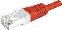 EXERTIS CONNECT Patchkabel S/FTP, PiMF, CAT.6, rot, 30,0 m Patchkabel mit besonders schmalem Knicksc