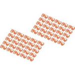 DIGITUS Farbclips für Patchkabel - Orange RJ45-Kabel Farbe orange 100 Stk (A-CC-O)