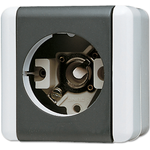 JUNG Lichtsignal ohne Haube 837-14W WG800 IP44 E14-Gewinde 837-14W (837-14W)