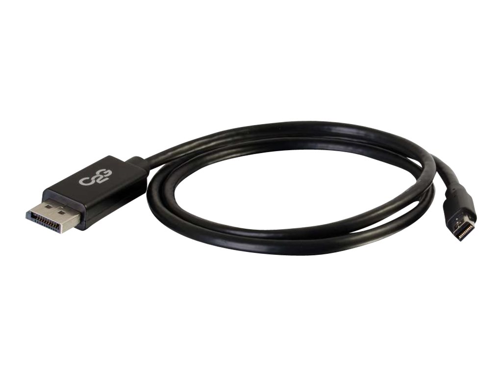 C2G Adapterkabel Mini DisplayPort auf DisplayPort 2 m Schwarz