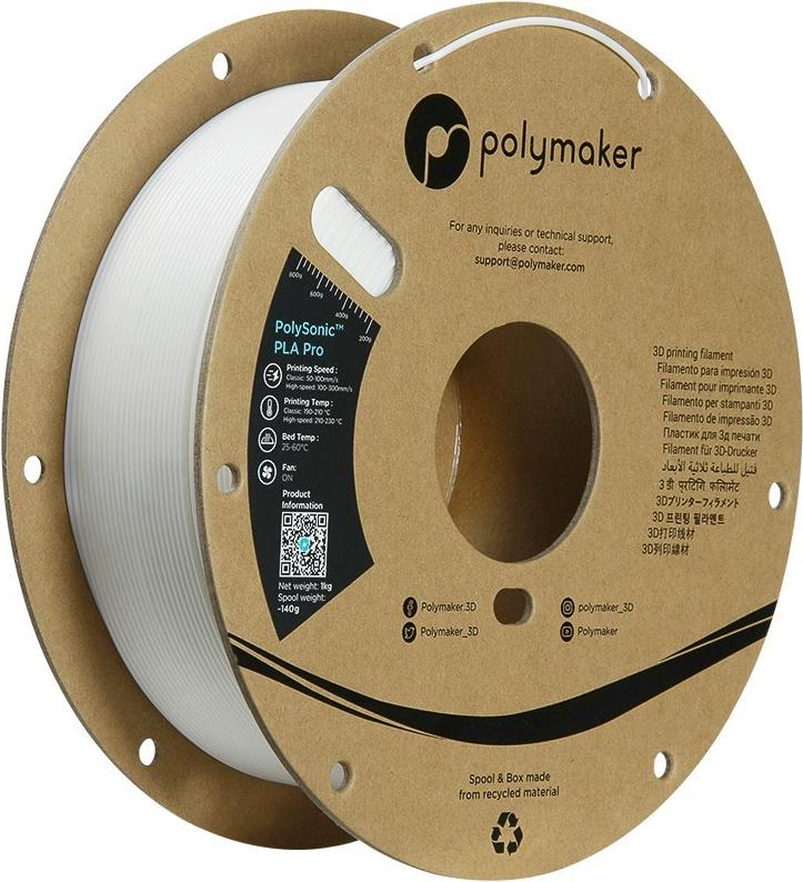 Polymaker PolySonic High Speed PLA PRO (PA13001)