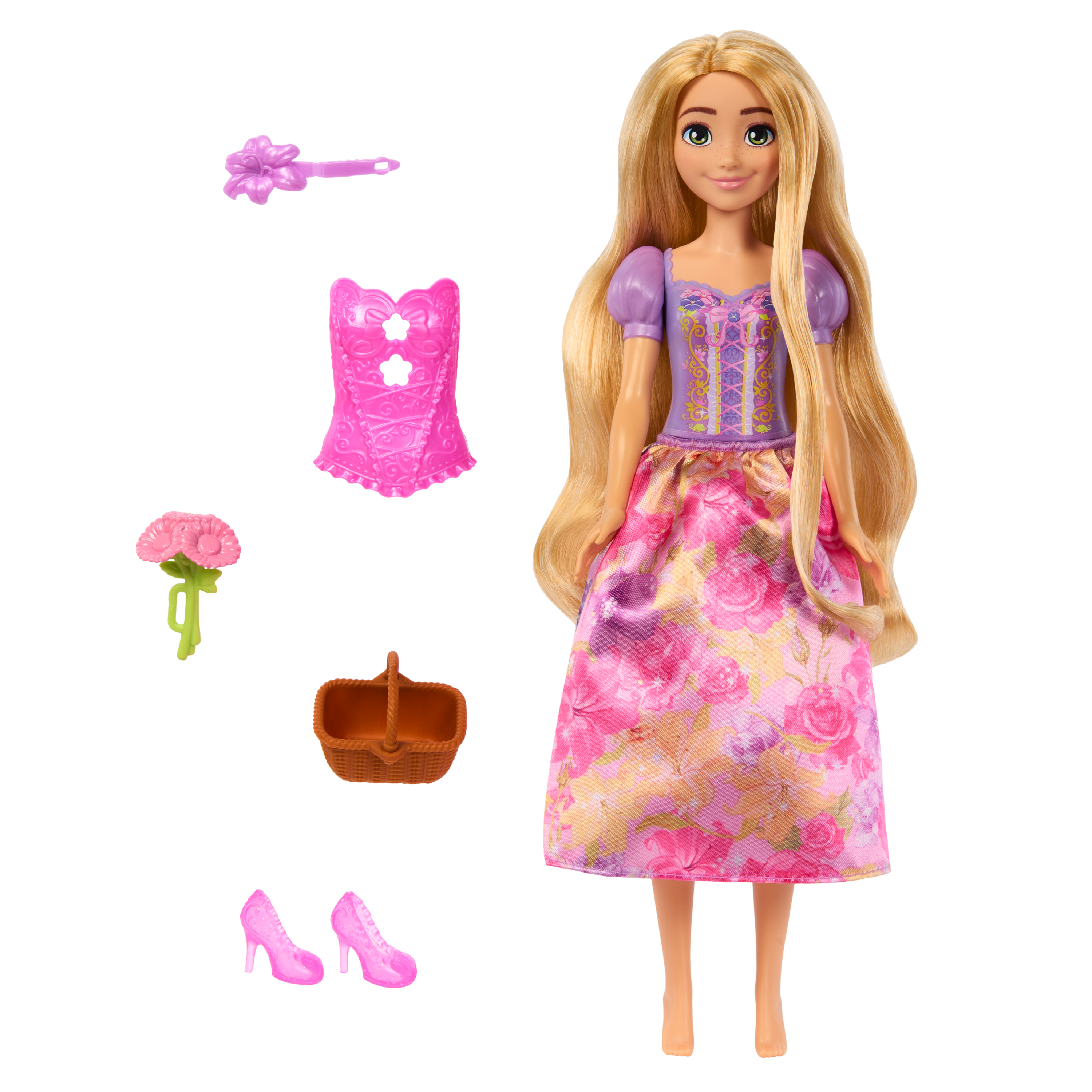 Mattel Disney Princess Rapunzel Modepuppe HTV86 Mehrfarbig