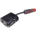 ProCar Zwillingskupplung Belastbarkeit Strom max.=16 A Zwillingskupplung 12 V, 24 V (67652010)