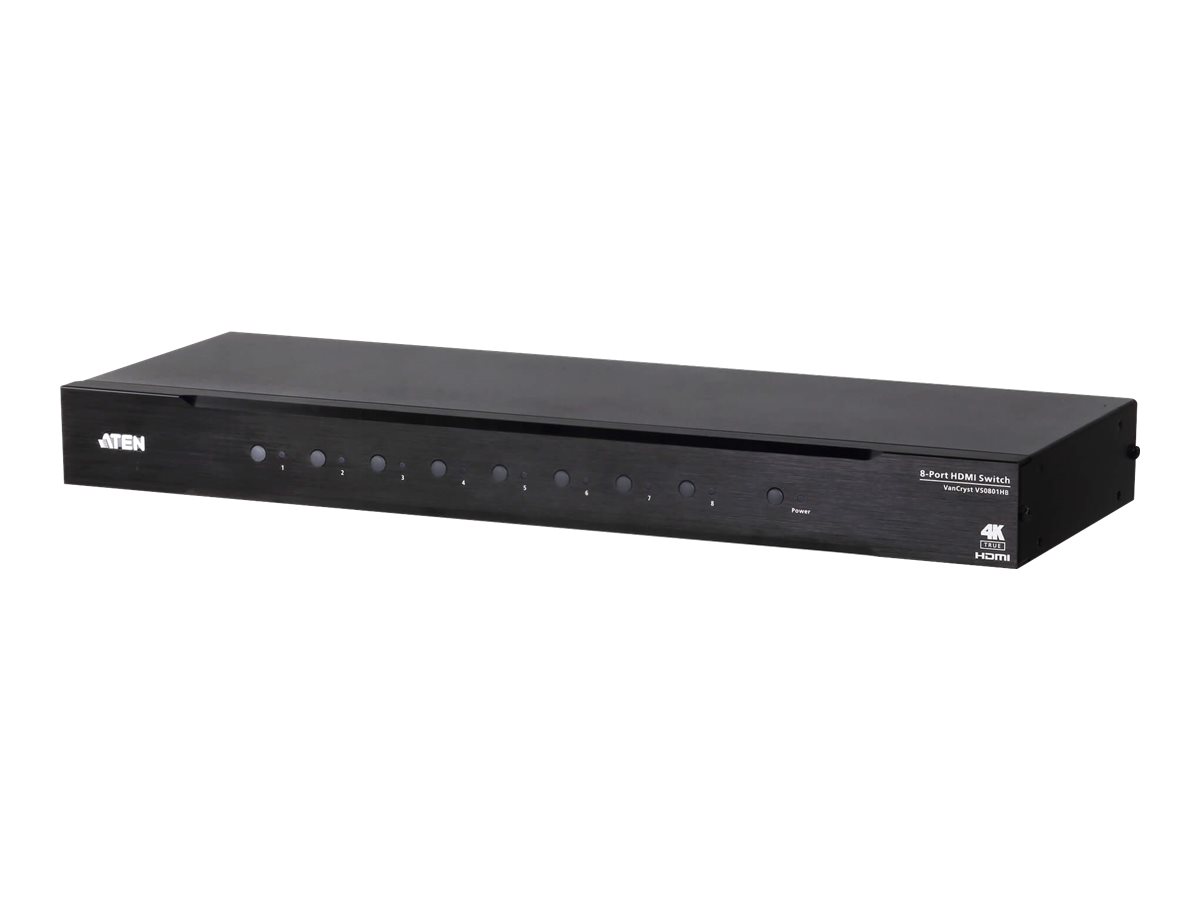 ATEN VS0801HB 8-Port True 4K HDMI Switch Schwarz