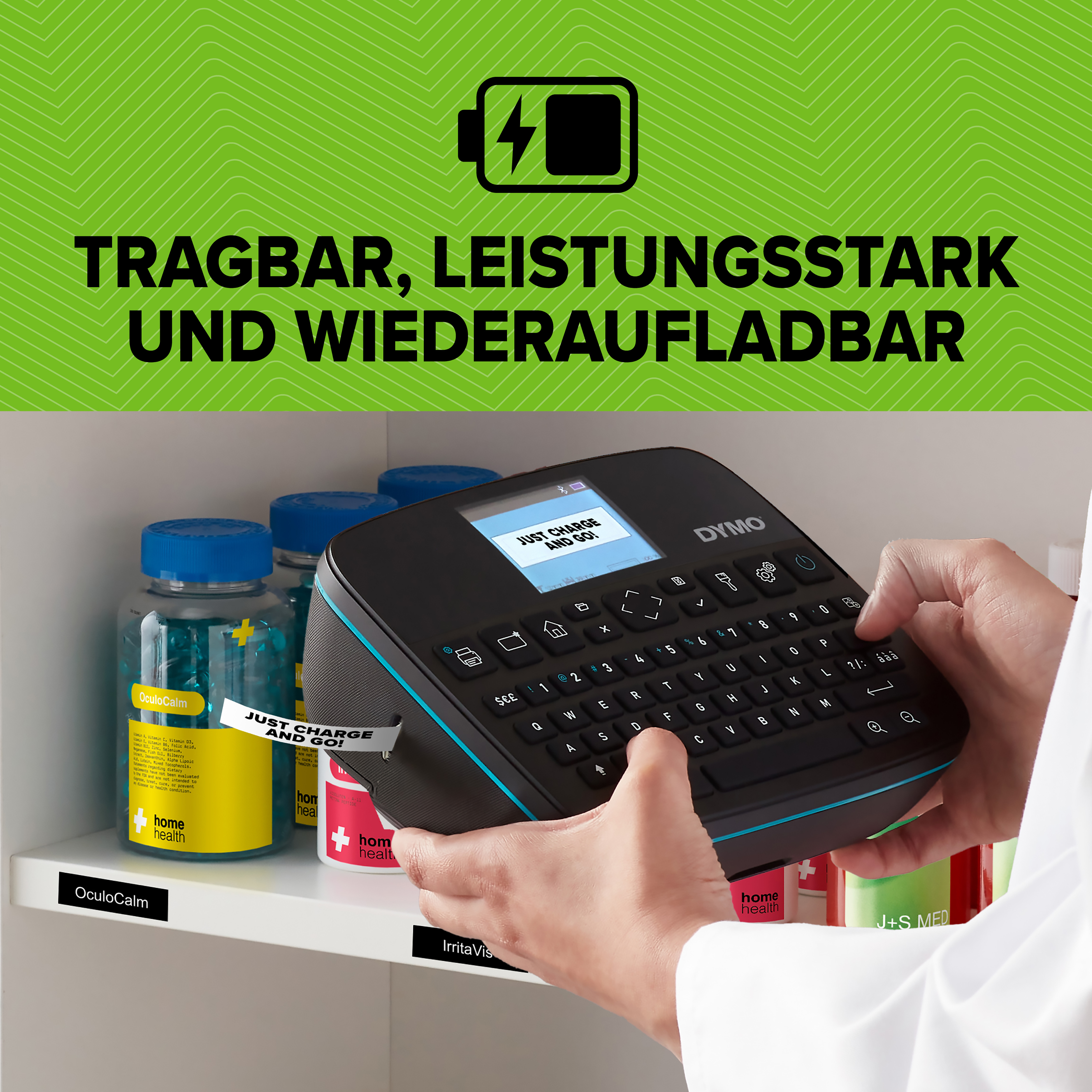 DYMO LabelManager 640CB Etikettendrucker Thermotransfer 12 mm/s QWERTZ Schwarz