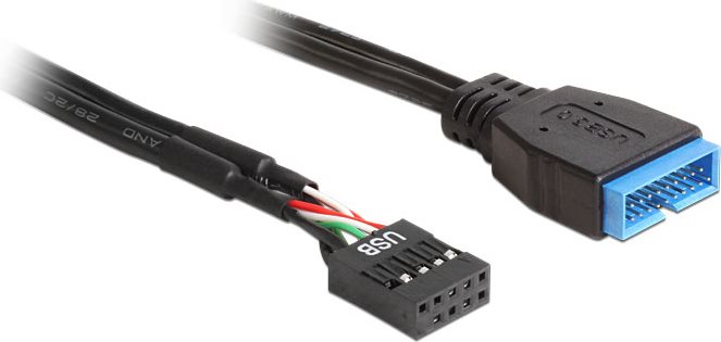 DeLOCK USB-Adapter 19-polige USB3.0-Stiftleiste (M) (83776)