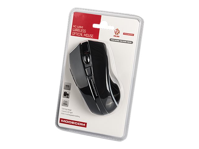 MODECOM ModeCom MC-WRM1 Maus 2.4 GHz Schwarz