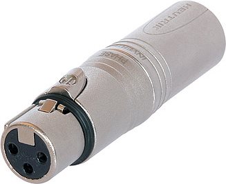Neutrik NA3FM XLR XLR Grau Schnittstellenkabeladapter (NA3FM)