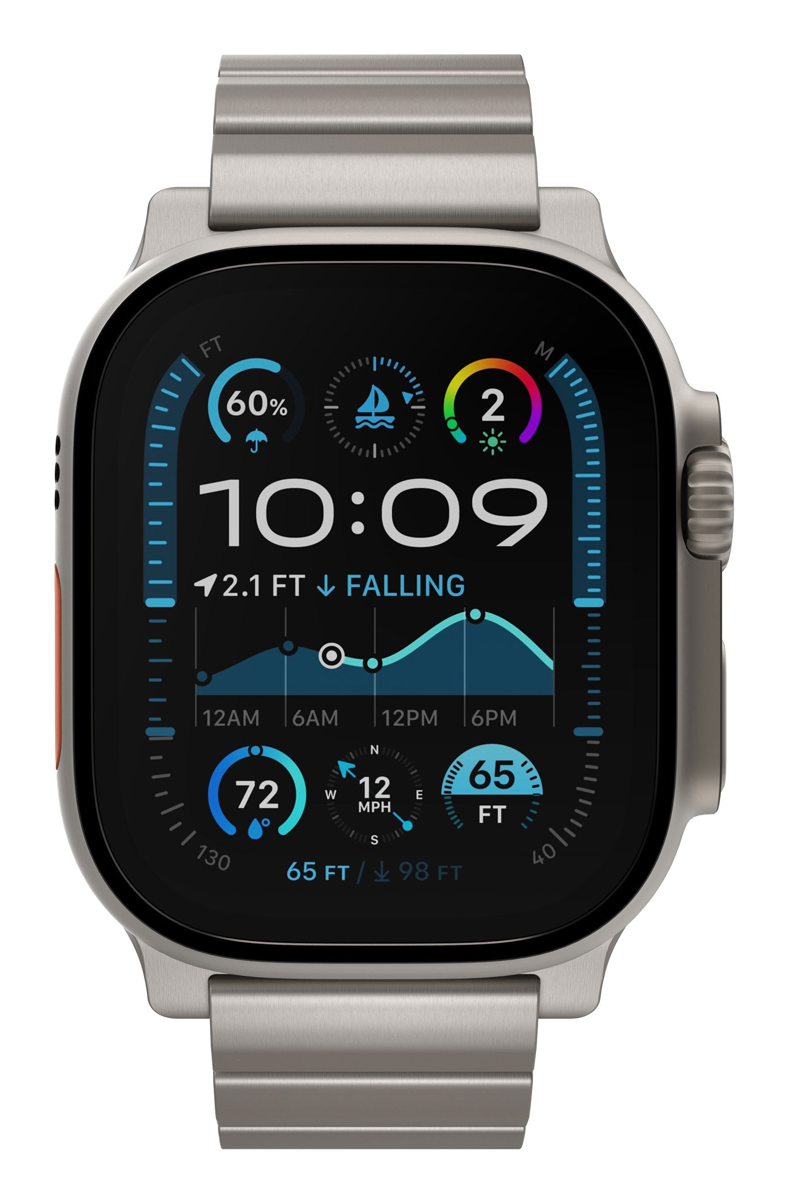 Decoded Traction Band für Apple Watch Ultra 1 & 2 Titan