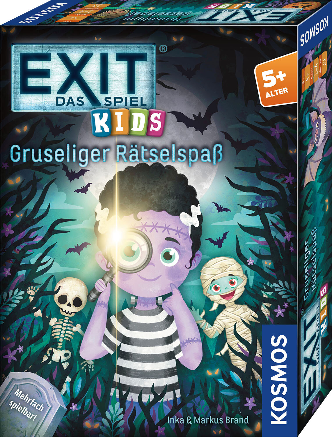 Kosmos EXIT Das Spiel Kids Gruseliger Rätselspaß Brettspiel 4 Spieler
