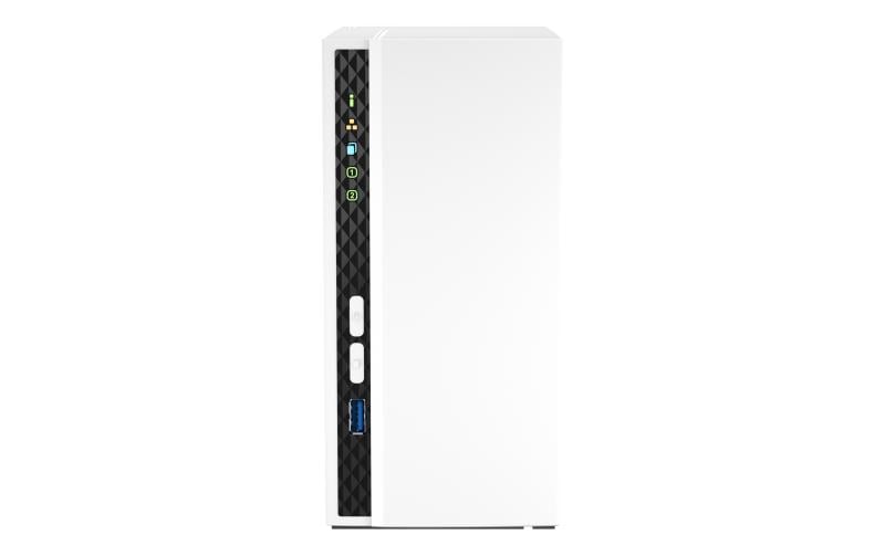 QNAP TS-233 NAS-Server 2-Bay ARM Cortex-A55 Quad-Core 2,0 GHz 2 GB RAM Weiß