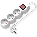 VALUE UTE Steckdosenlei. lang/rund+Sw. weiss 3x CEE 7/7 1.5m - Steckdosenleiste (19.99.0960)