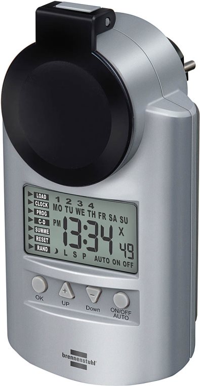brennenstuhl Wochenzeitschaltuhr Primera-Line DT, silber (1507490)