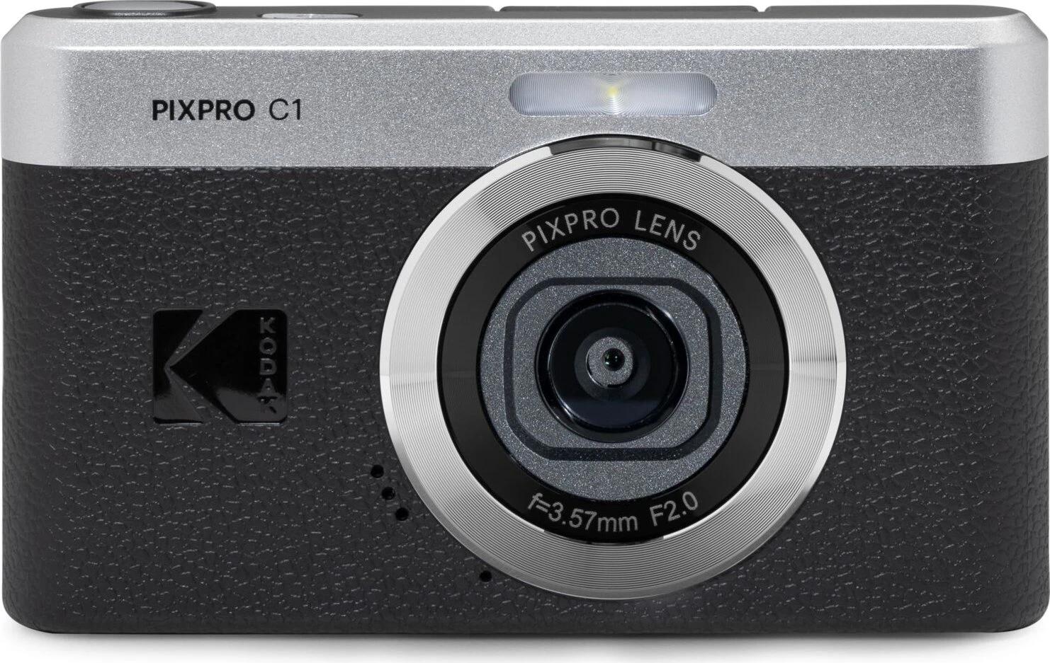 Kodak PIXPRO C1 Kompaktkamera schwarz – 13 MP CMOS – Full HD – 2,8" Flip-LCD