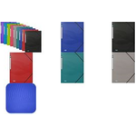 ELBA Eckspannermappe Osmose, DIN A4, farbig sortiert aus PP 0,5 mm, 3 Einschlagklappen, Maße: (B)240 x (H)320 mm, - 20 Stück (400105131)