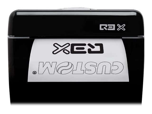 CUSTOM Q3X Belegdrucker Thermodirekt 203 dpi 80 mm mit Cutter USB RS-232 Schwarz