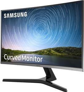 Samsung 68,4 cm LED-Monitor, 68,60cm (27") , Curved-Display, 16:9 Bildformat, VA-Panel, Auflösung: 1920 x 1080, 60 Hz Bildwiederholungsrate, AMD FreeSync Technologie, HDMI-Eingänge: 1, SUB-D (VGA) (Energieklasse F) (LC27R504FHRXZG)