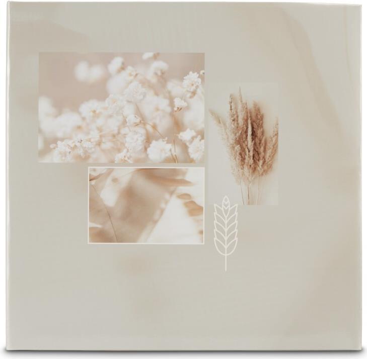 Hama Memo-Album Singo II für 200 Fotos im Format 10x15 cm Cotton - Digitaler Foto-Rahmen (00007631)