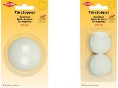 KLEIBER Türstopper, Kunststoff, weiß Durchmesser: 60 mm, Höhe: 10 mm, selbstklebend - 1 Stück (52101)