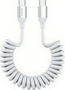 4smarts USB-C Spiralkabel 100W weiß (4S541600)