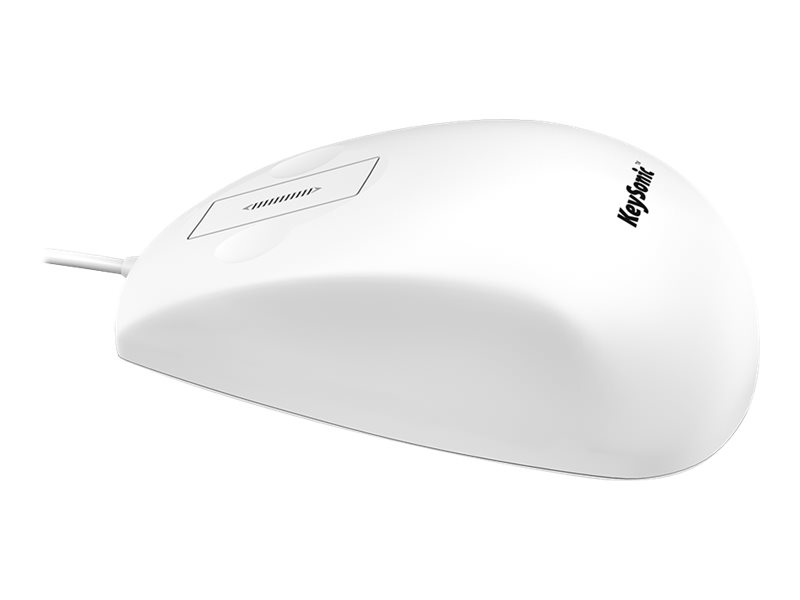 KeySonic KSM-5030M-W Wasserdichte Maus USB Weiß