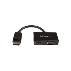 StarTech.com Reise A/V Adapter: 2-in-1 Mini DisplayPort auf HDMI oder VGA Konverter (DP2HDVGA)