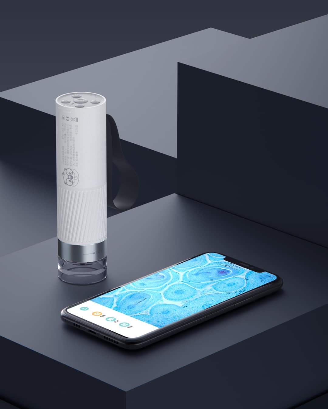 BeaverLAB Darwin M1C Digitales Mikroskop Weiß
