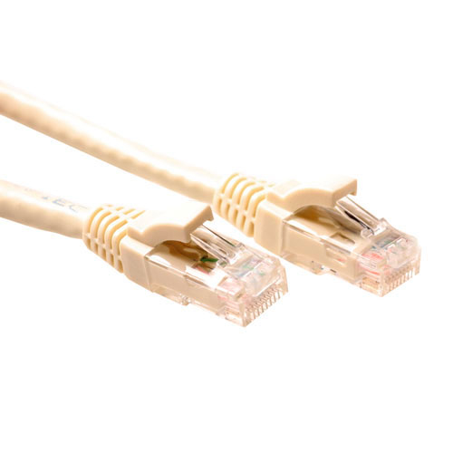 ACT IK5407 CAT 5e UTP Patchkabel 7 m Elfenbein