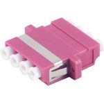 shiverpeaks ®-BASIC-S--LWL-Verbinder, LC-LC, Quad, violett (BS07-60043)
