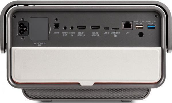 Viewsonic X10-4K Beamer 2400 ANSI Lumen LED 2160p (3840x2160) 3D Desktop-Projektor Schwarz (X10-4K) (geöffnet)