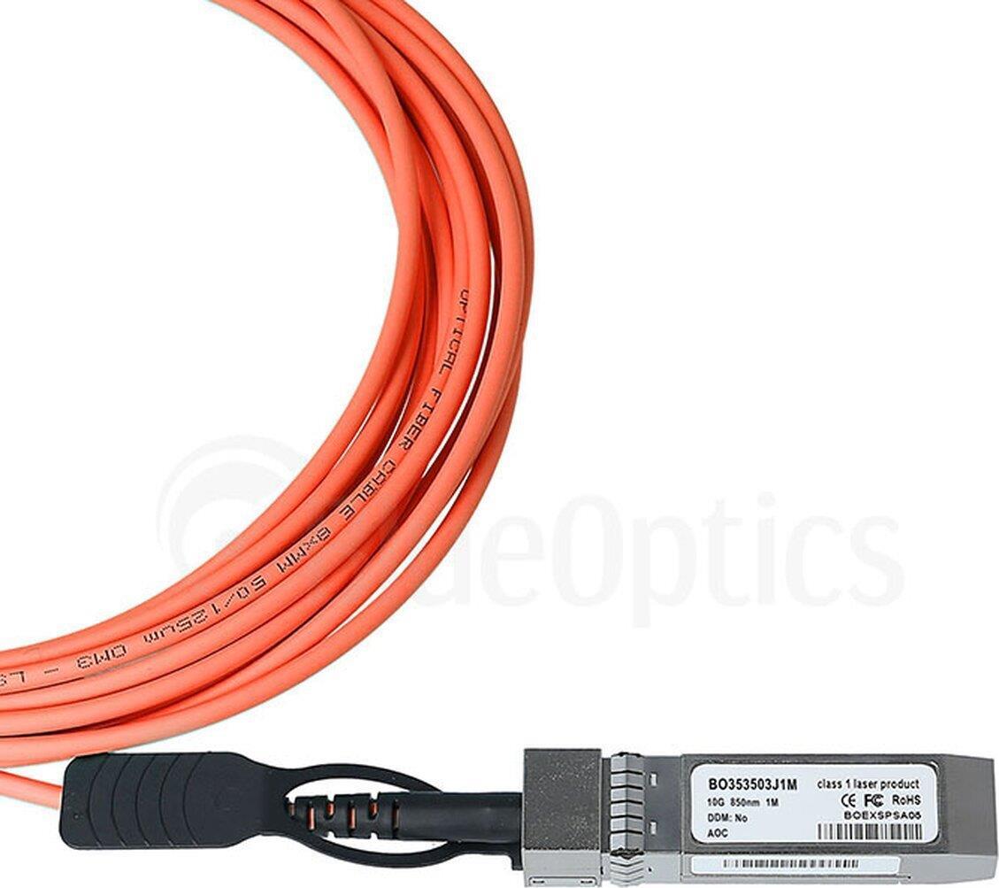 Kompatibles Edge Core ET5402-AOC-1M SFP+ BlueOptics Aktives Optisches Kabel (AOC), 10GBASE-SR, Ethernet, Infiniband, 1 Meter (ET5402-AOC-1M-BO)