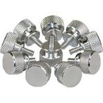 InLine® Rändelschrauben (silber) für Gehäuse, 12mm, 10er Pack (77770)