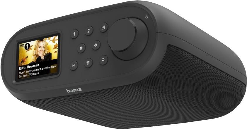 Hama Digitalradio DIR400, DAB+/Internetradio/Bluetooth® RX/App, Schwarz (00054258)