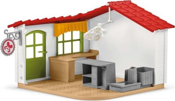 Schleich Farm World Tierarzt-Praxis mit Haustieren Mehrfarbig