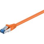 Wentronic Goobay CAT 6a Patchkabel, S/FTP (PiMF), Orange, 7.5 m - LSZH halogenfrei, Kupfer (93851)
