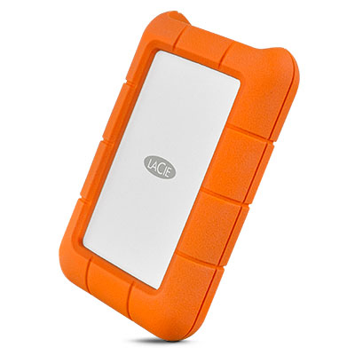 LaCie Rugged USB-C 2 TB Tragbare Externe Festplatte Orange