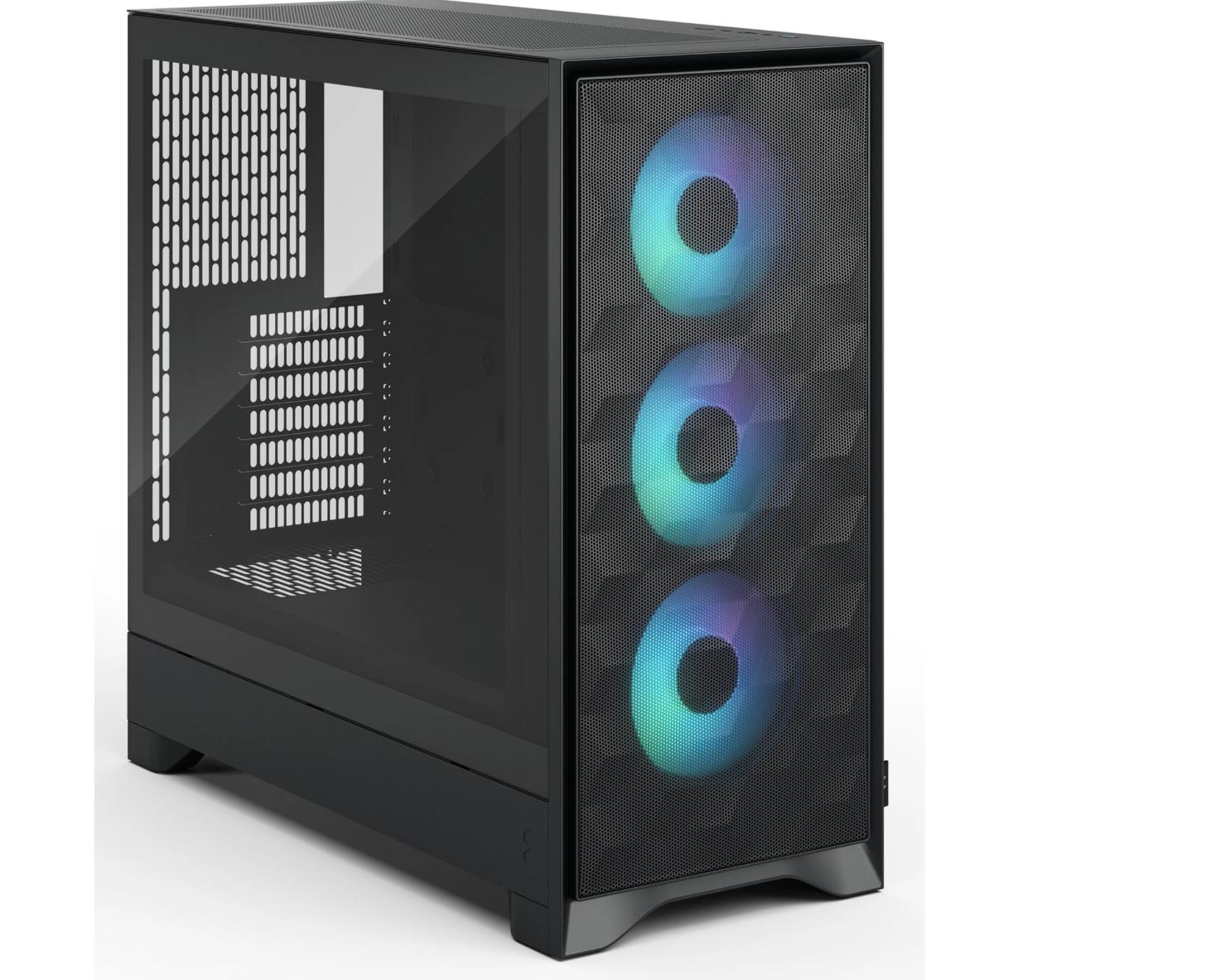 Fractal Design Pop 2 Air Black TG RGB ATX Gaming Gehäuse - Schwarz, Tempered Glass (FD-C-POA2A-03)