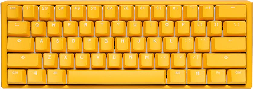 Ducky One 3 Yellow Mini Gaming Tastatur, RGB LED - MX-Red (DKON2161ST-RDEPDYDYYYC1)