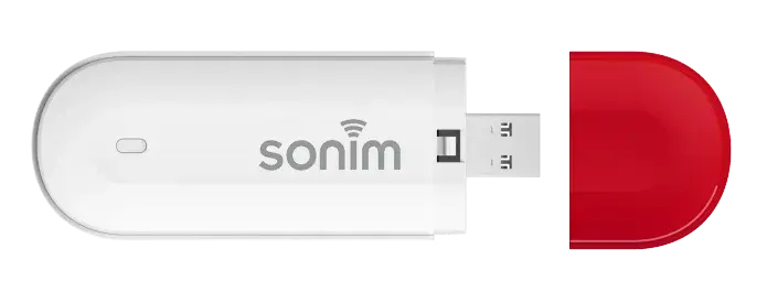 Sonim W100 4G LTE USB Mobilfunkmodem Rot/Weiß